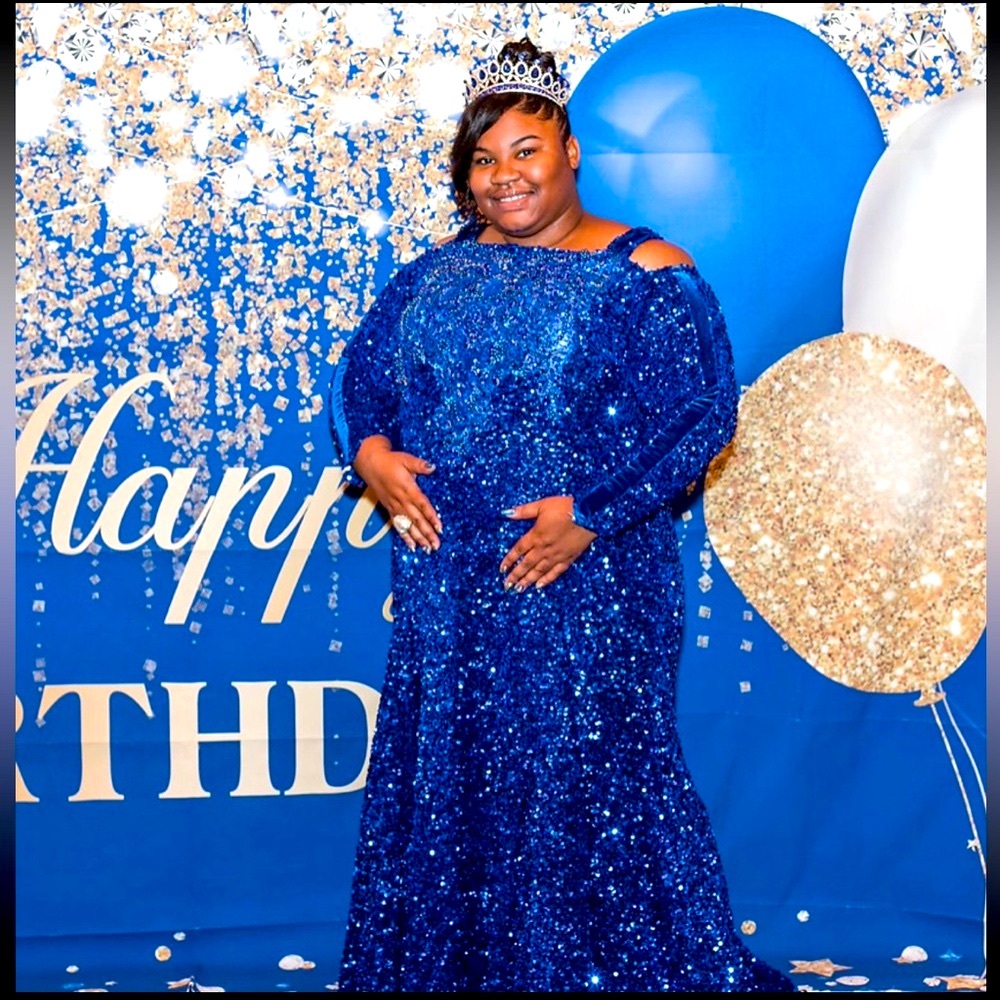 ROYAL BLUE GOWN/ BIRTHDAY / BALL GOWN